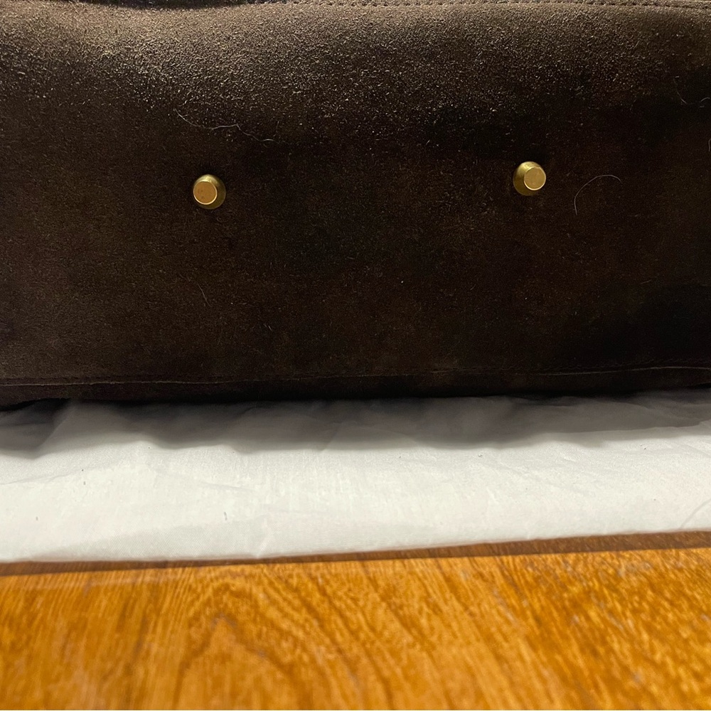 Free People Dark Brown Suede Shoulder Bag - Picture 8 of 9
